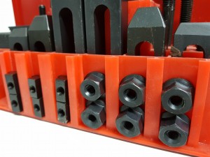 แคลมป์ แคลมป์จับงาน Clamp ชุดแคลมป์จับยึดชิ้นงานโลหะ 58 ชิ้น ขนาด M8 และ M10 / 58 pcs Steel Clamping Kit