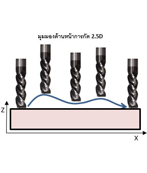 MINI CNC ใช้ดอกแกะ (End Mill) 2.5D