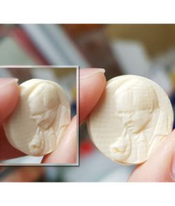ตัวอย่างกัดงานจากเครื่อง mini cnc