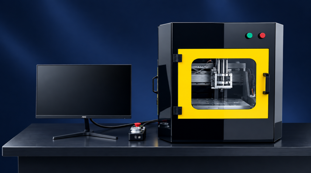 เครื่อง Mini CNC กัดงาน PCB High Precision ความแม่นยำสูง สำหรับห้อง LAB และงาน R&D PCAM CNC